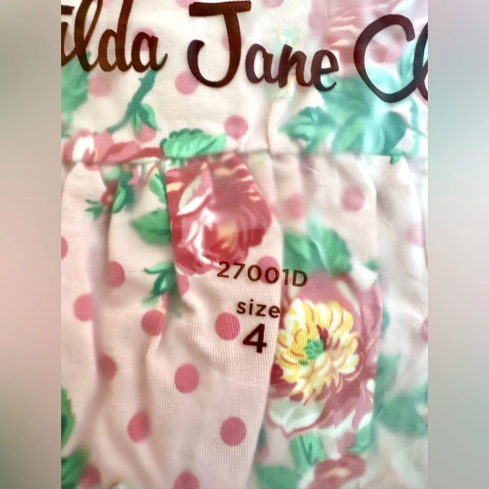 New! Matilda Jane Pretty In Pink Dress Size 4 New in Bag Easter Girls